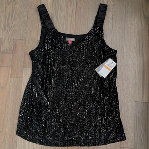 Vince Camuto sequin tank SZ S
